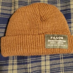 Filson  (Ducks Unlimited edition) youth beanie.  100% wool